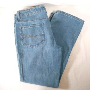 Faded Glory Women's 5 Pocket Classic Bootcut Jeans Size 12P Cotton Medium Wash